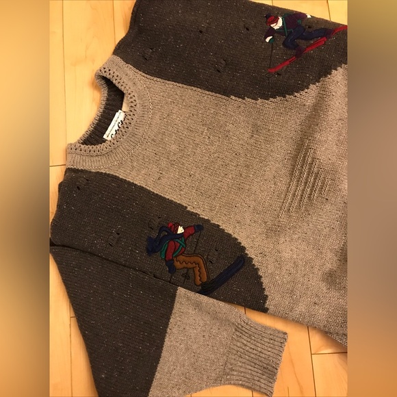 CARLO COLUCCI mens sweater Excellent condition! Sz XL US 50 wool blend embroider - Picture 1 of 11